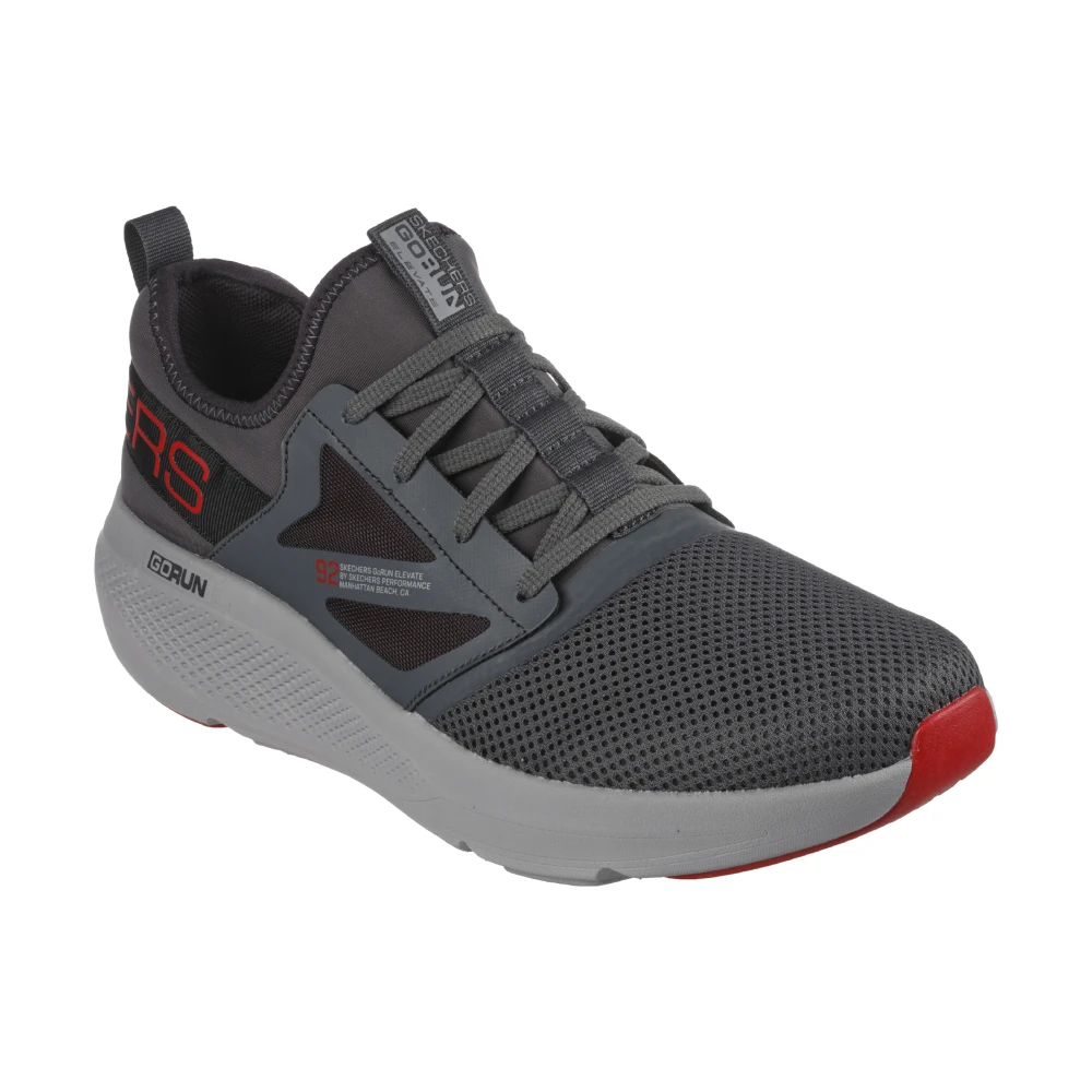 کفش مردانه اسکچرز مدل 220182 Go Run Elevate - Ultimate Valor CCRD طوسی قرمز