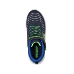 خرید کفش پسرانه اسکچرز مدل 401650L Skechers S-Lights Twisty Brights NVBL سرمه ای آبی