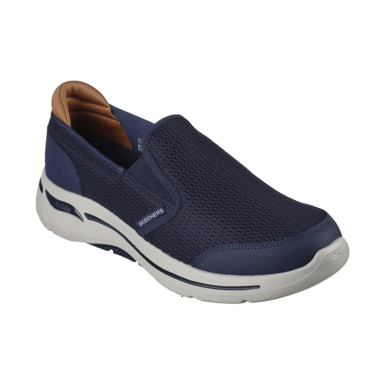 کفش مردانه اسکچرز مدل 216264 GO WALK Arch Fit - Robust Comfort nvy سرمه ای