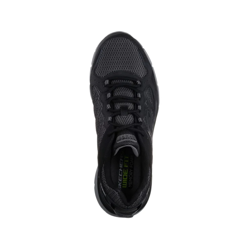 کفش مردانه اسکچرز مدل 51861 BOWERZ BKCC مشکی نقره ای