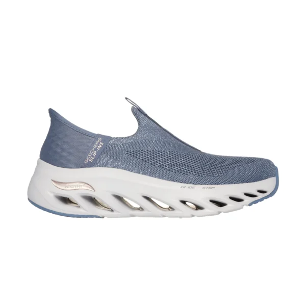 خرید کفش زنانه اسکچرز مدل 150190 Slip-Ins Arch Fit Glide Step Skechers بنفش SLT