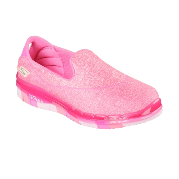 کفش دخترانه اسکچرز مدل 81078 Go Flex Athletic Slip On HPK صورتی