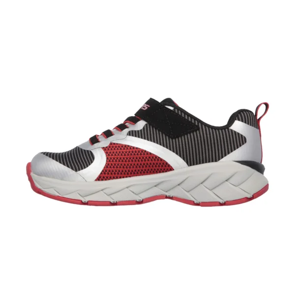 کفش پسرانه اسکچرز مدل 95971 Zipperz Casual Trainers Perplex BKSR نقره ای مشکی