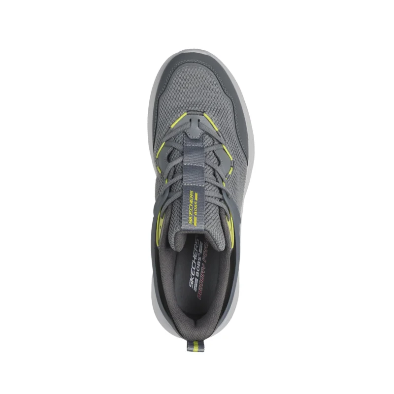 خرید کفش مردانه اسکچرز مدل 118221 GYMT Skechers BOBS Sport Squad Waves - Tide Up طوسی