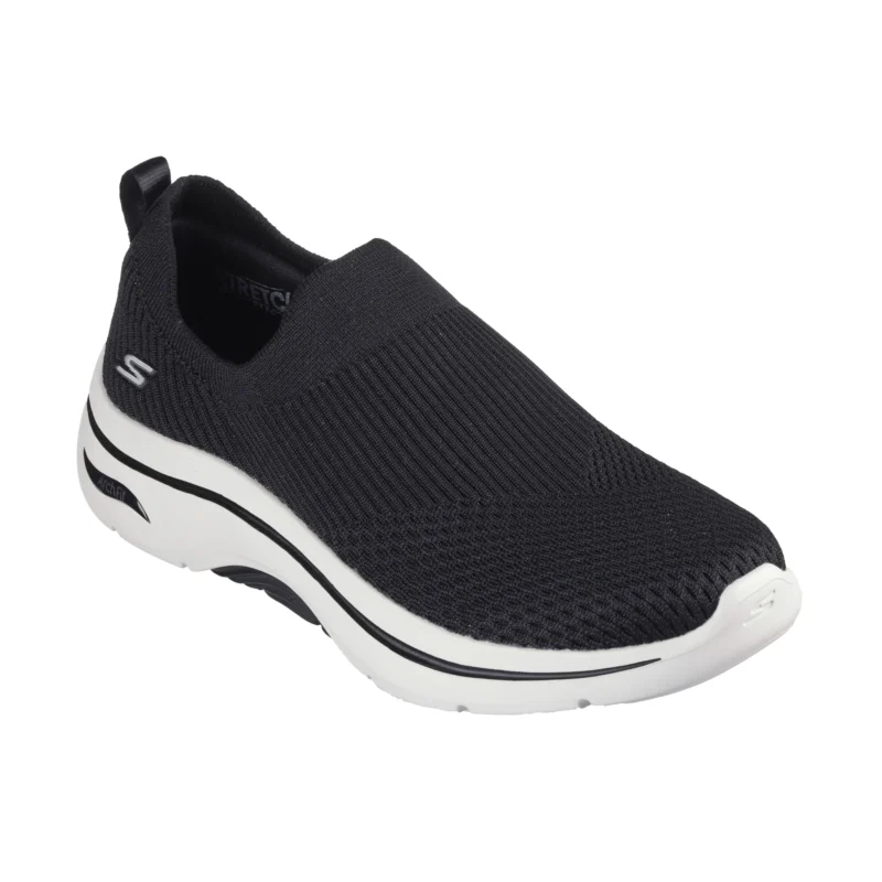 خرید کفش زنانه اسکچرز مدل 125300 BKW Skechers GO WALK Arch Fit 2.0 - Paityn مشکی زیره سفید