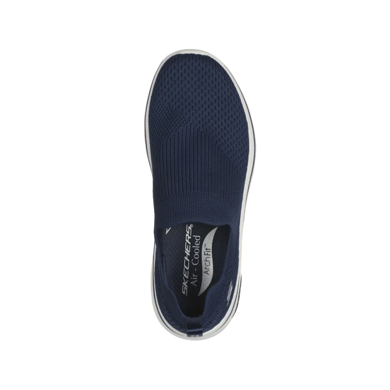 خرید کفش زنانه اسکچرز مدل 125300 NVW Skechers GO WALK Arch Fit 2.0 - Paityn سرمه ای زیره سفید