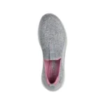 کفش زنانه اسکچرز مدل 150092 GYPK Skechers Relaxed Fit: D'Lux Walker 2.0 - Bold State طوسی صورتی