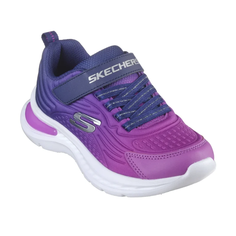 خرید کفش دخترانه اسکچرز مدل 303603L NVPR Skechers Jumpers-Tech سرمه ای بنفش