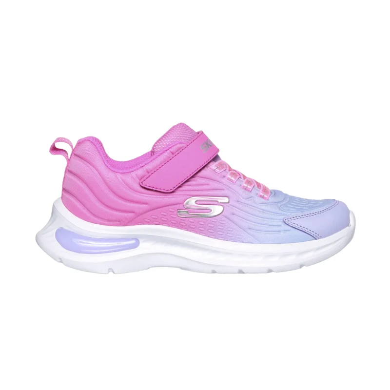 خرید کفش دخترانه اسکچرز مدل 303603L PKLV Skechers Jumpers-Tech صورتی یاسی