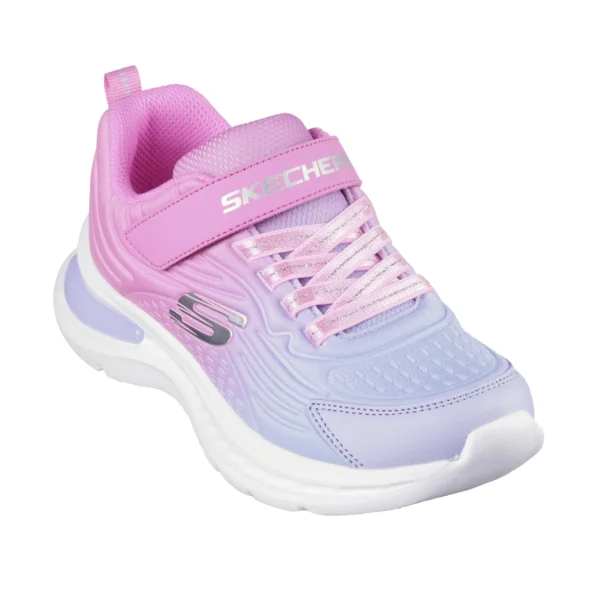 خرید کفش دخترانه اسکچرز مدل 303603L PKLV Skechers Jumpers-Tech صورتی یاسی