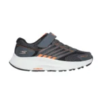 خرید کفش پسرانه اسکچرز مدل 405043L CCOR Skechers Go Run Consistent 2.0 طوسی نارنجی
