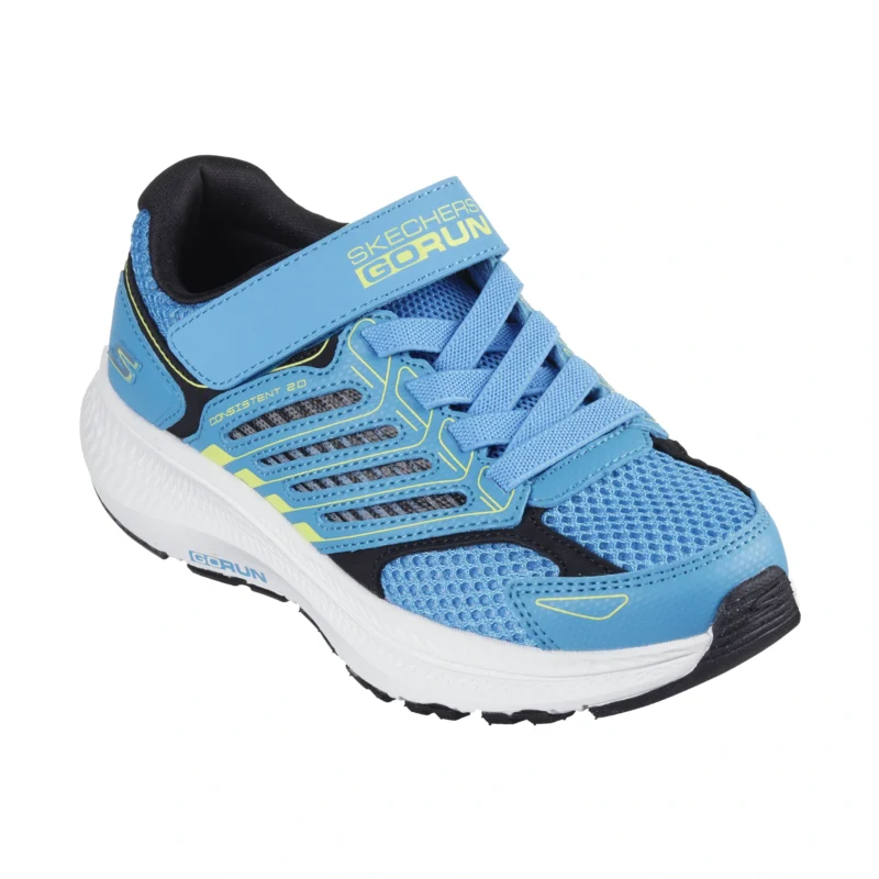 خرید کفش آبی آسمانی پسرانه اسکچرز مدل 405043L TQBK Skechers Go Run Consistent 2.0