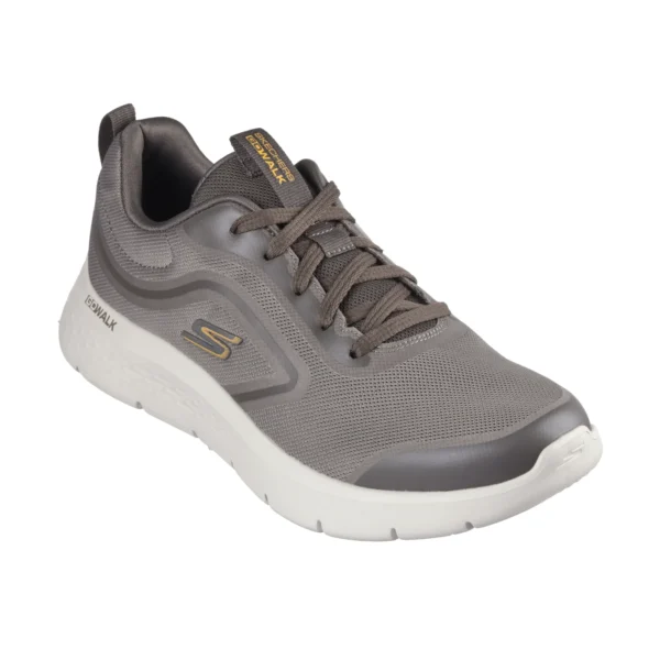 خرید و قیمت کفش ورزشی مردانه اسکچرز مدل 216508 NAT GO Walk Flex Skechers کرم قهوه‌ای