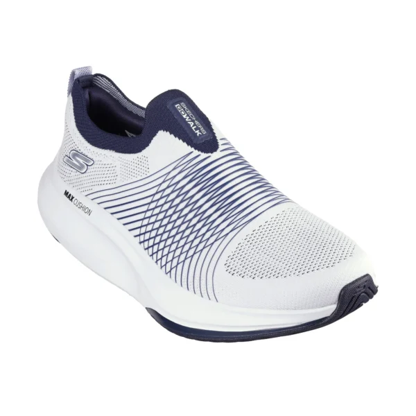 کفش بدون بند سفید سرمه‌ای مردانه اسکچرز مدل 216582 WNV GO WALK Max Walker - Constantine Skechers