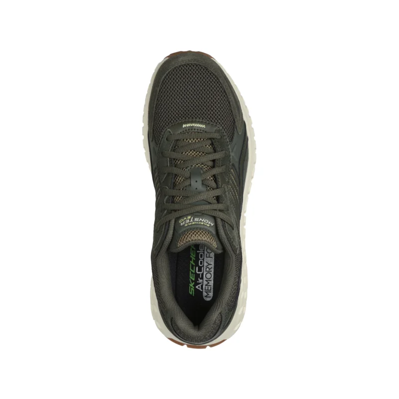 کفش سبز مردانه اسکچرز مدل 232744 OLV Monster Evo - Calivur Skechers