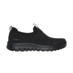 کفش مشکی بدون بند زنانه اسکچرز مدل 100693 BLK Graceful - Good Vibe Skechers