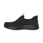 کفش مشکی بدون بند زنانه اسکچرز مدل 100693 BLK Graceful - Good Vibe Skechers