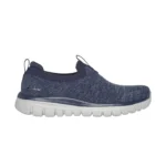 کفش سرمه ای بدون بند زنانه اسکچرز مدل 100693 NVY Graceful - Good Vibe Skechers