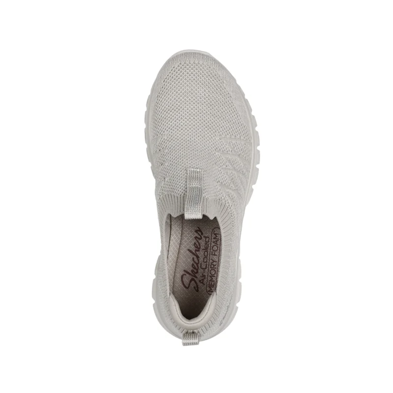 کفش کرم بدون بند زنانه اسکچرز مدل 100693 TPE Graceful - Good Vibe Skechers