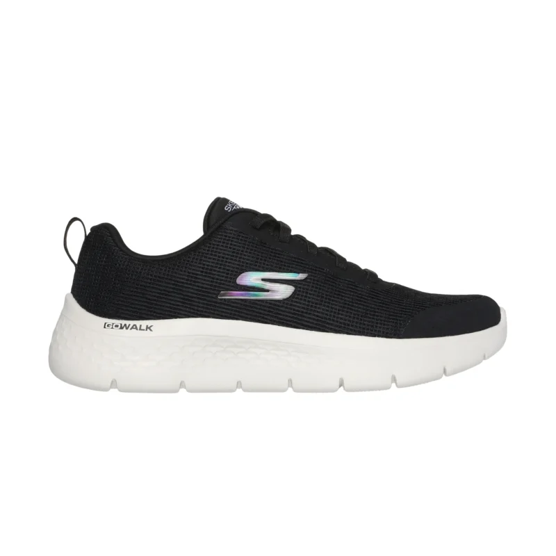 قیمت و خرید کفش مشکی زیره سفید زنانه اسکچرز مدل 124831 BKW GO WALK Flex - Viva Skechers