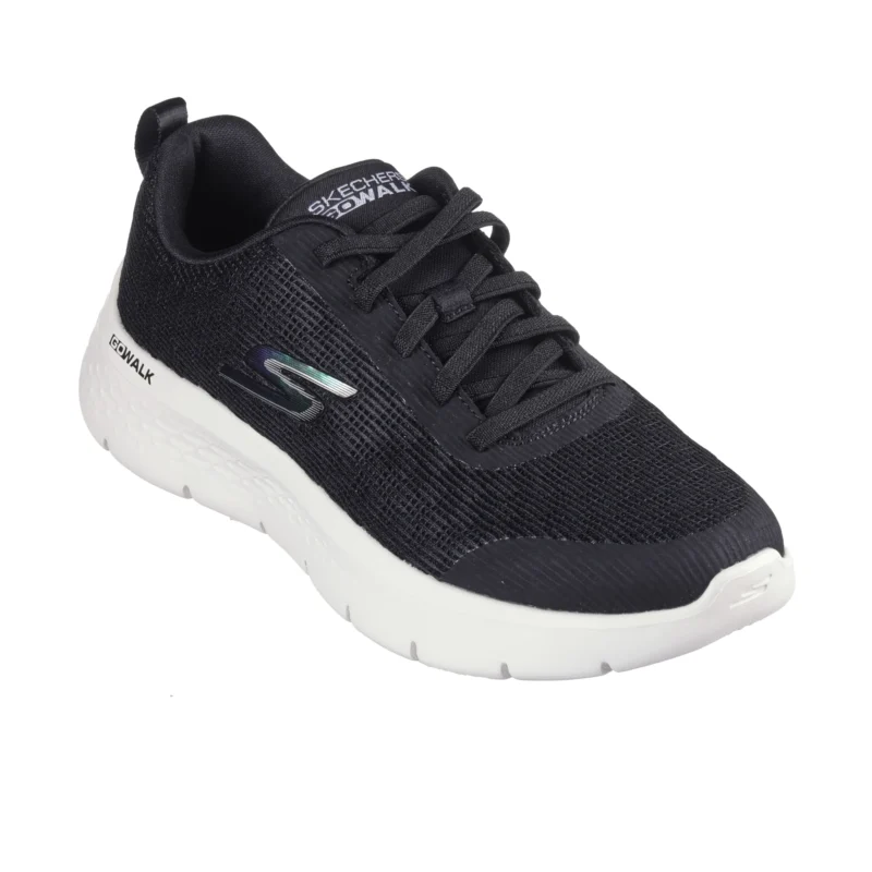 قیمت و خرید کفش مشکی زیره سفید زنانه اسکچرز مدل 124831 BKW GO WALK Flex - Viva Skechers