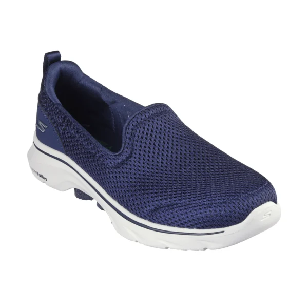 خرید کفش بدون بند سرمه‌ای زنانه اسکچرز مدل 125209 NVY Skechers GO Walk 7 - Razi