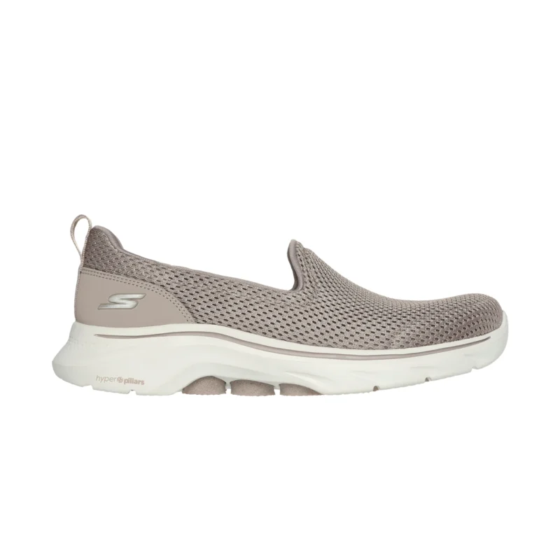 خرید کفش بدون بند کرم زنانه اسکچرز مدل 125209 TPE Skechers GO Walk 7 - Razi