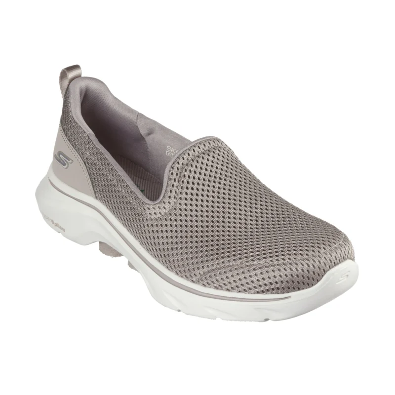 خرید کفش بدون بند کرم زنانه اسکچرز مدل 125209 TPE Skechers GO Walk 7 - Razi