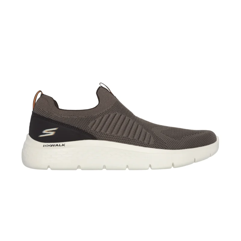 کفش بدون بند قهوه‌ای مردانه اسکچرز مدل 216506 BRN GO Walk Flex - Peerless Skechers