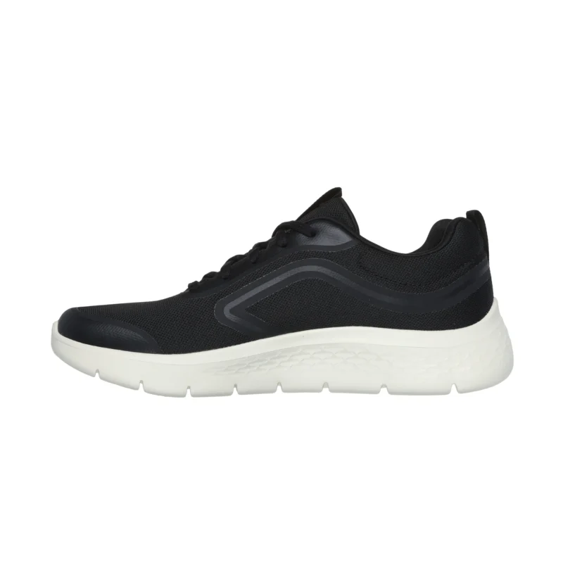 خرید و قیمت کفش ورزشی مردانه اسکچرز مدل 216508 BKBL GO Walk Flex Skechers مشکی زیره سفید