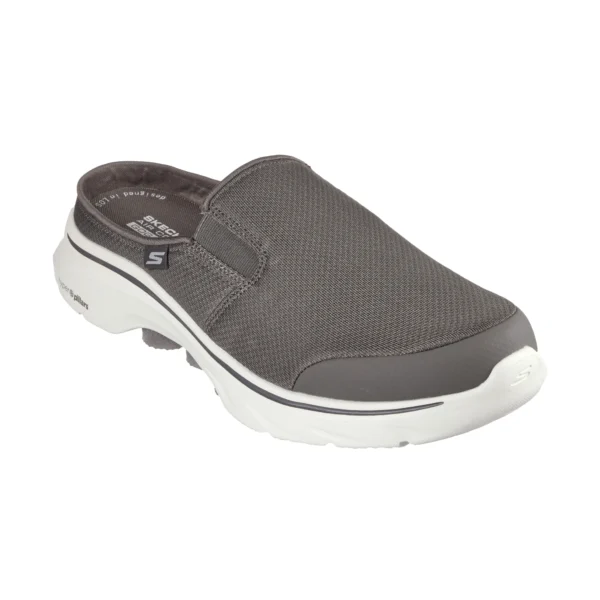 کفش پشت باز خاکی مردانه اسکچرز مدل 216645 KHK Go Walk 7 Skechers