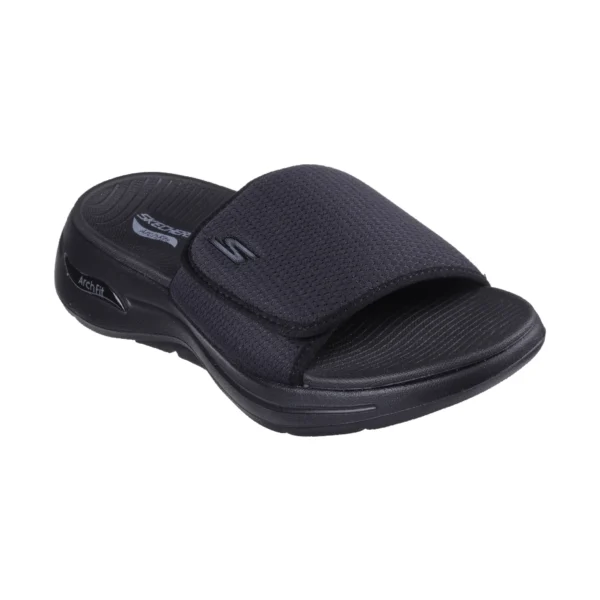 قیمت و خرید دمپایی مردانه اسکچرز مدل 229062 BBK GO WALK Arch Fit Sandal - Manta Ray Bay Skechers مشکی