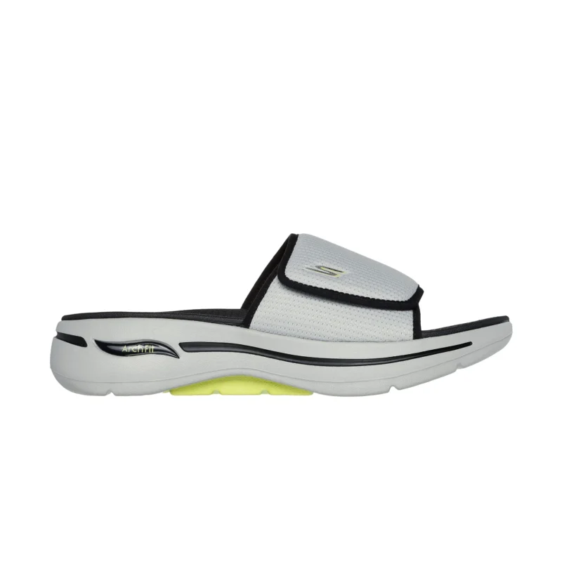 قیمت و خرید دمپایی طوسی مردانه اسکچرز مدل 229062 GYYL GO WALK Arch Fit Sandal - Manta Ray Bay Skechers