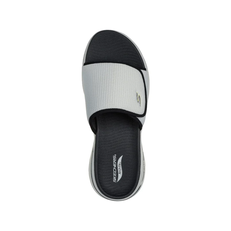 قیمت و خرید دمپایی طوسی مردانه اسکچرز مدل 229062 GYYL GO WALK Arch Fit Sandal - Manta Ray Bay Skechers