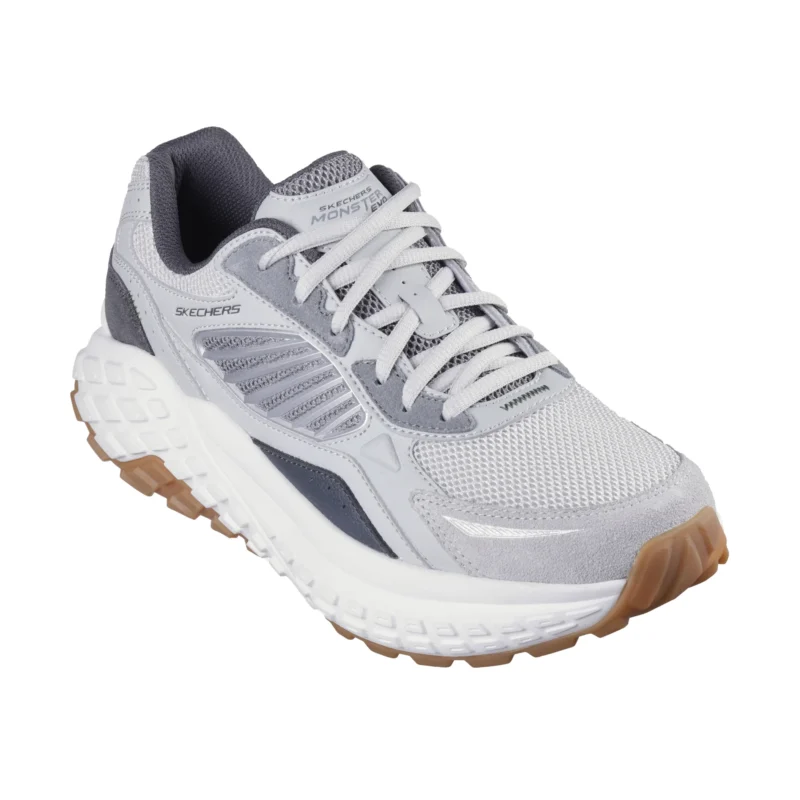 کفش طوسی مردانه اسکچرز مدل 232744 GYCC Monster Evo - Calivur Skechers