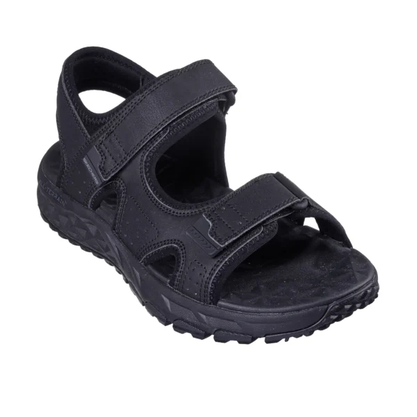 صندل مشکی مردانه اسکچرز مدل 237588 BBK Escape Plan Trail Sandal - Forever Pursuit