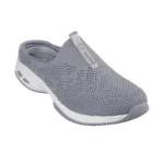 کفش پشت باز طوسی زنانه اسکچرز مدل 100656 GRY Active Commute Time - Spring Day Skechers