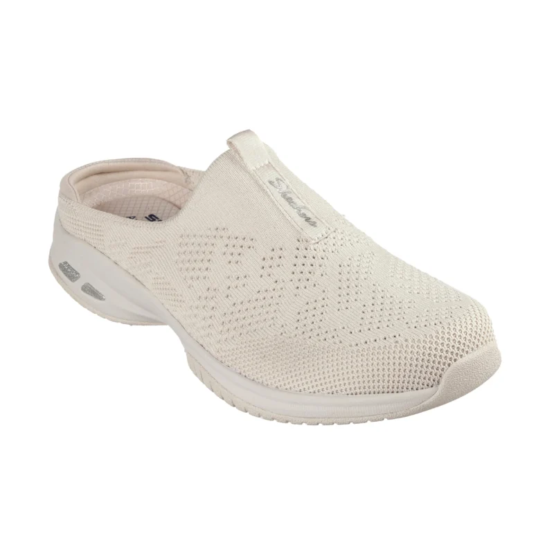 کفش پشت باز کرم زنانه اسکچرز مدل 100656 NAT Active Commute Time - Spring Day Skechers