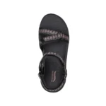 صندل مشکی زنانه اسکچرز مدل 140256 BLK Skechers GO WALK Arch Fit - Affinity