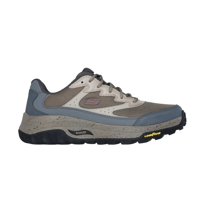 کفش کرم اسکچرز مردانه مدل 237508 TNCC Arch Fit Skip Tracer - Lytle Creek Skechers