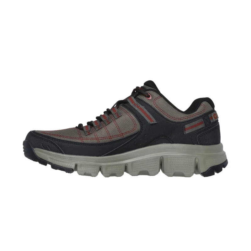 کفش مردانه زیتونی مشکی اسکچرز مدل 237620 OLBK Summits - AT Skechers