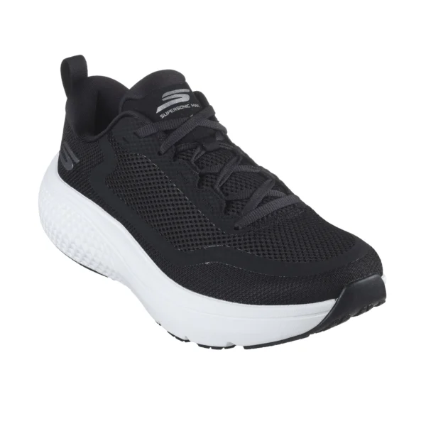 کفش اسکچرز راحت مشکی مردانه مدل 246086 BKW GO RUN Supersonic Max SKECHERS