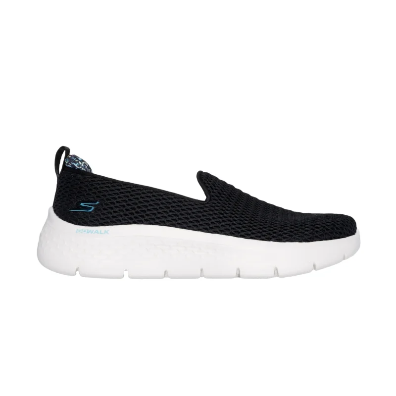 کفش مشکی سفید زنانه اسکچرز مدل 124834 BKTQ Go Walk Flex - Sadi Skechers