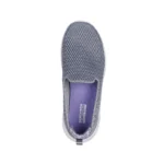 کفش طوسی زنانه اسکچرز مدل 124834 GYLV Go Walk Flex - Sadi Skechers