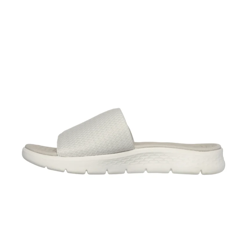 دمپایی کرم زنانه اسکچرز مدل 141417 NAT Go Walk Flex Sandal - Pulsate Skechers