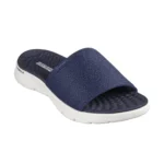 دمپایی سرمه‌ای زنانه اسکچرز مدل 141417 NVW Go Walk Flex Sandal - Pulsate Skechers