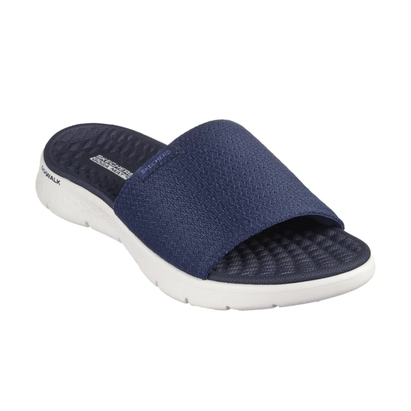 دمپایی سرمه‌ای زنانه اسکچرز مدل 141417 NVW Go Walk Flex Sandal - Pulsate Skechers