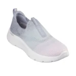 خرید طوسی صورتی کفش زنانه اسکچرز مدل 124827 GYMT GO WALK Flex - Cali Sunset Skechers