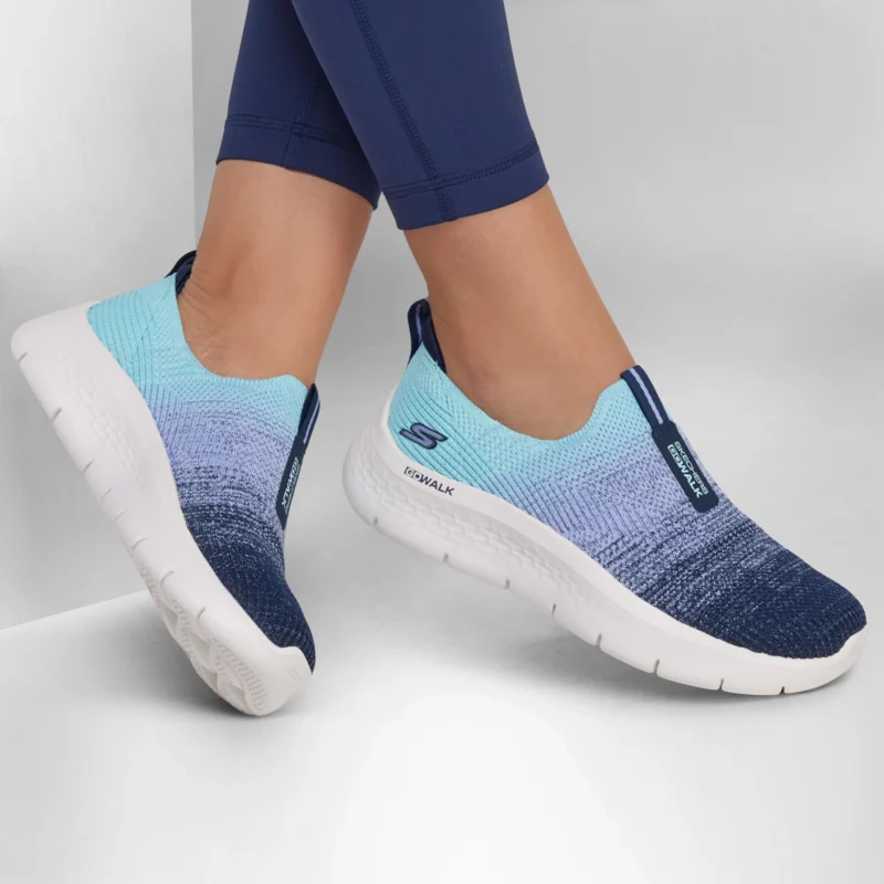 خرید سرمه‌ای آبی کفش زنانه اسکچرز مدل 124827 NVAQ GO WALK Flex - Cali Sunset Skechers