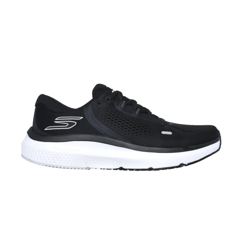 کفش مشکی زیره سفید مردانه اسکچرز مدل 246082 BKW Skechers GO RUN Pure 4 Arch Fit